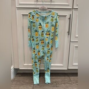 Little Sleepies Lets Jam Pineapple Pear Pajamas Size 12-18 months